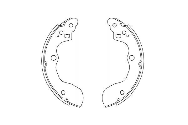 KAVO PARTS Комплект тормозных колодок BS-8934